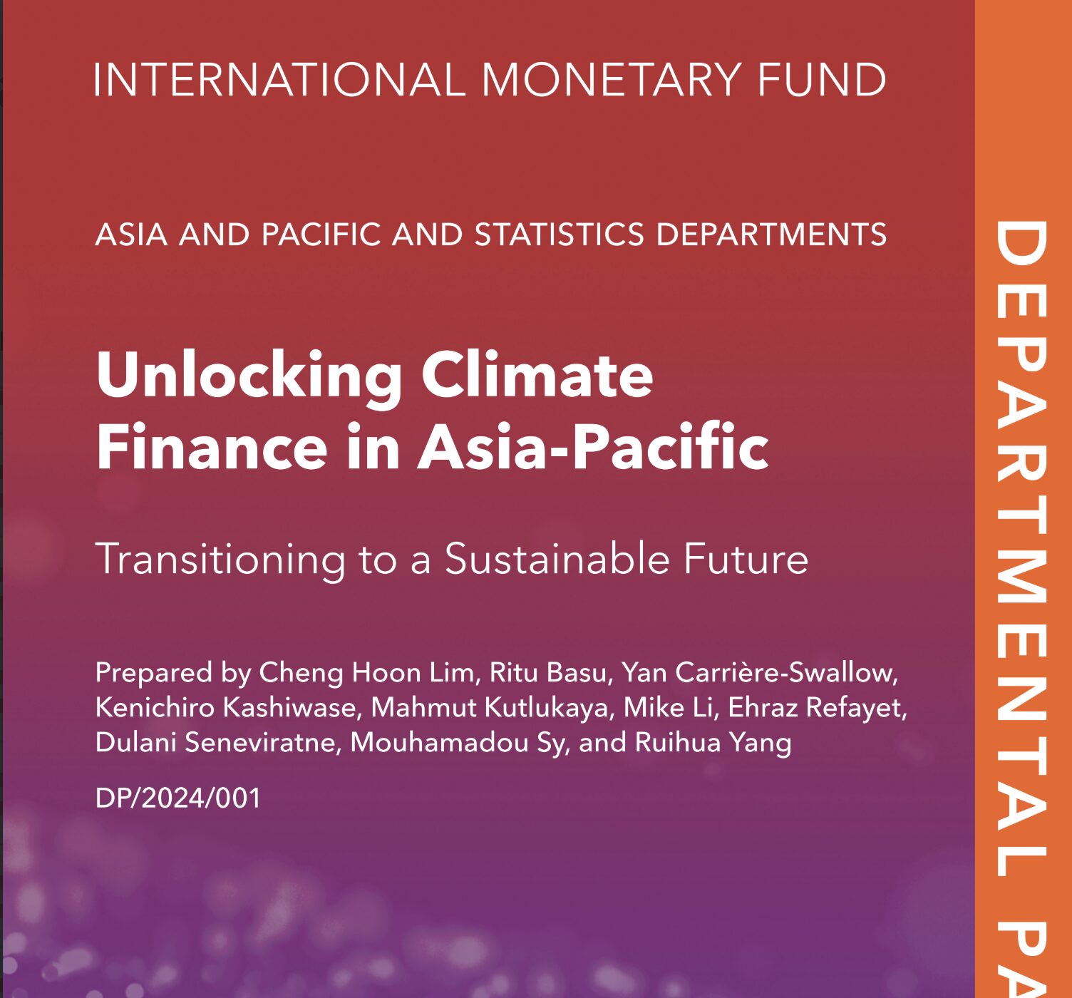 Unlocking Climate Finance in Asia-Pacific  Transitioning to a Sustainable Future [2024]